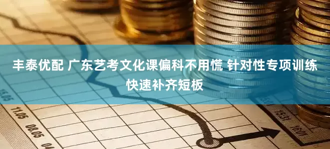 丰泰优配 广东艺考文化课偏科不用慌 针对性专项训练快速补齐短板